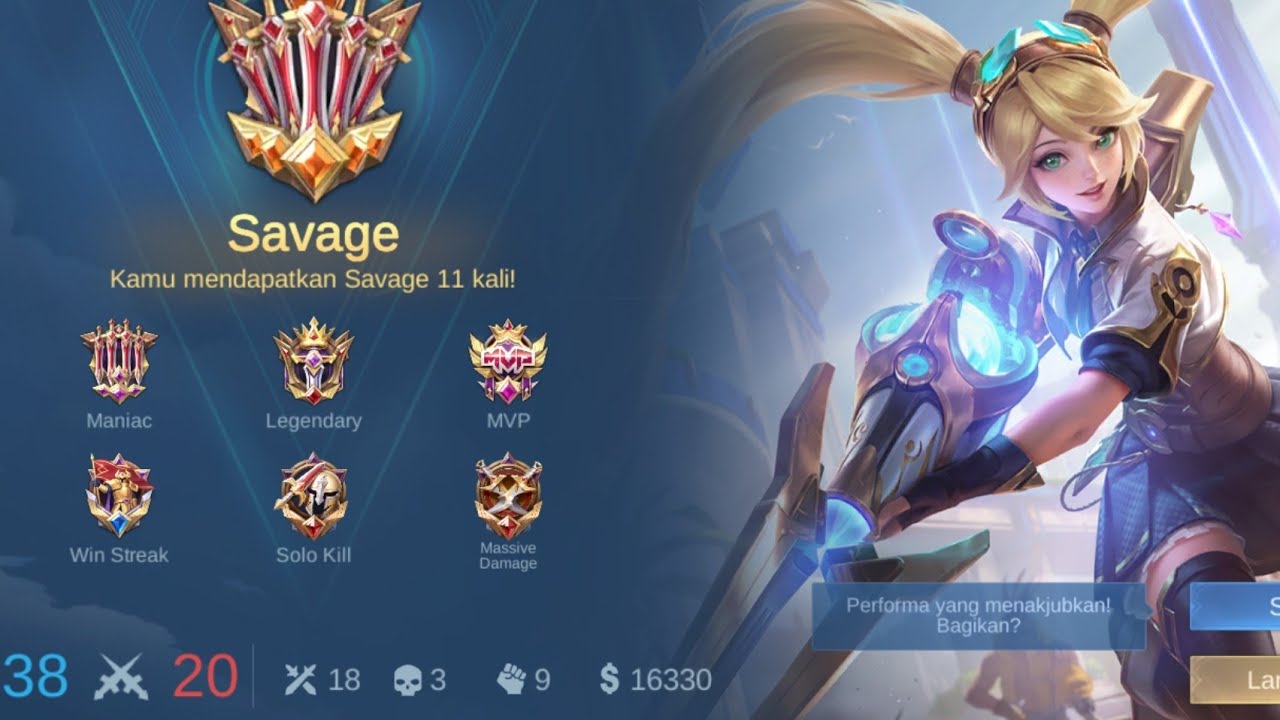 LAYLA SAVAGE || MOBILE LEGENDS BANG-BANG