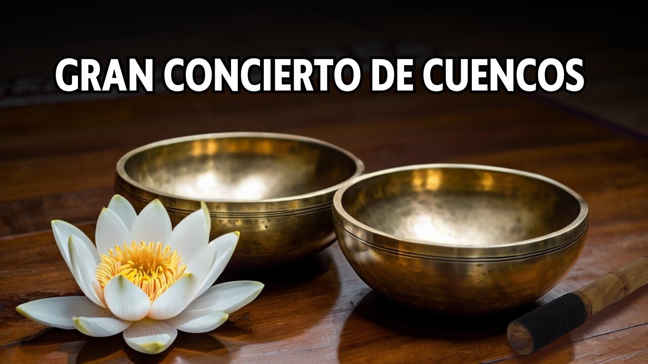 Concierto de Cuencos TIBETANOS sin Sonidos de Fondo - Sanación Vibracional