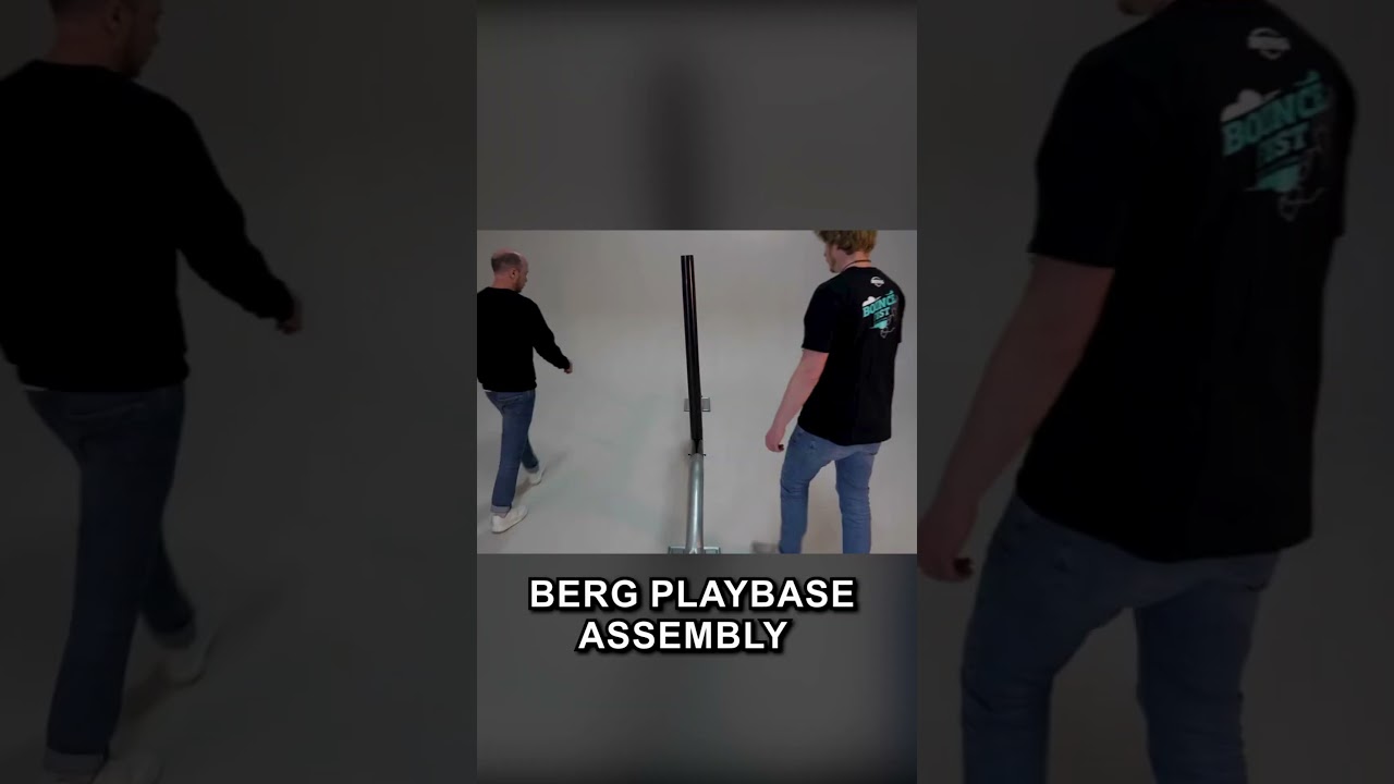build BERG Playbase climbing frame FAST (under 1 min).