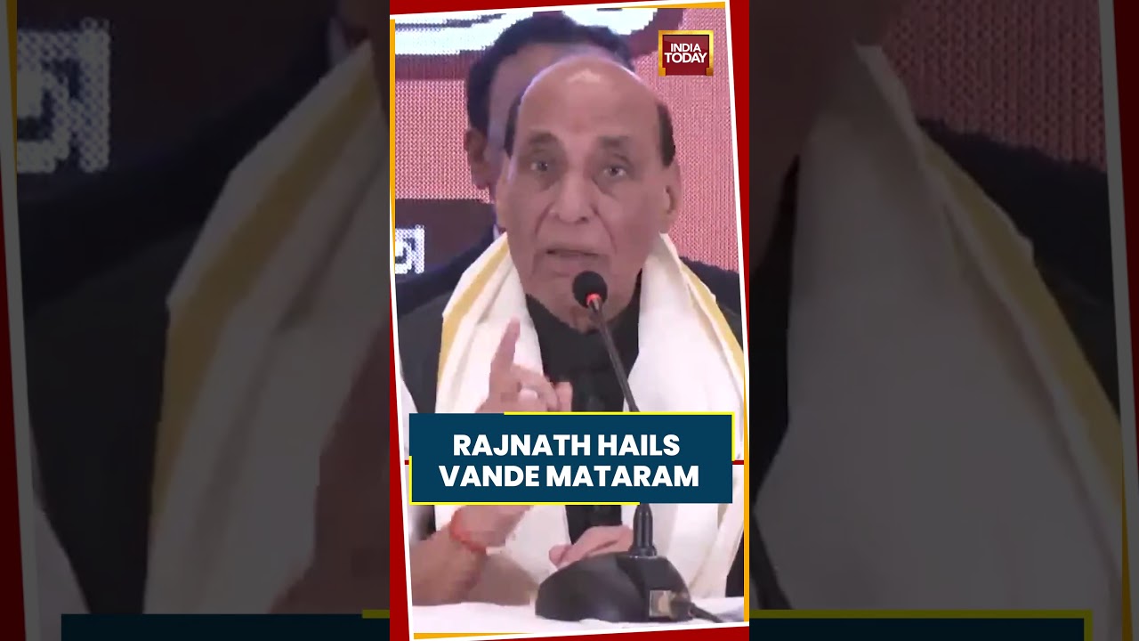 Rajnath Singh Hails Vande Mataram, Highlights Its Role In India&rsquo;s Freedom Struggle