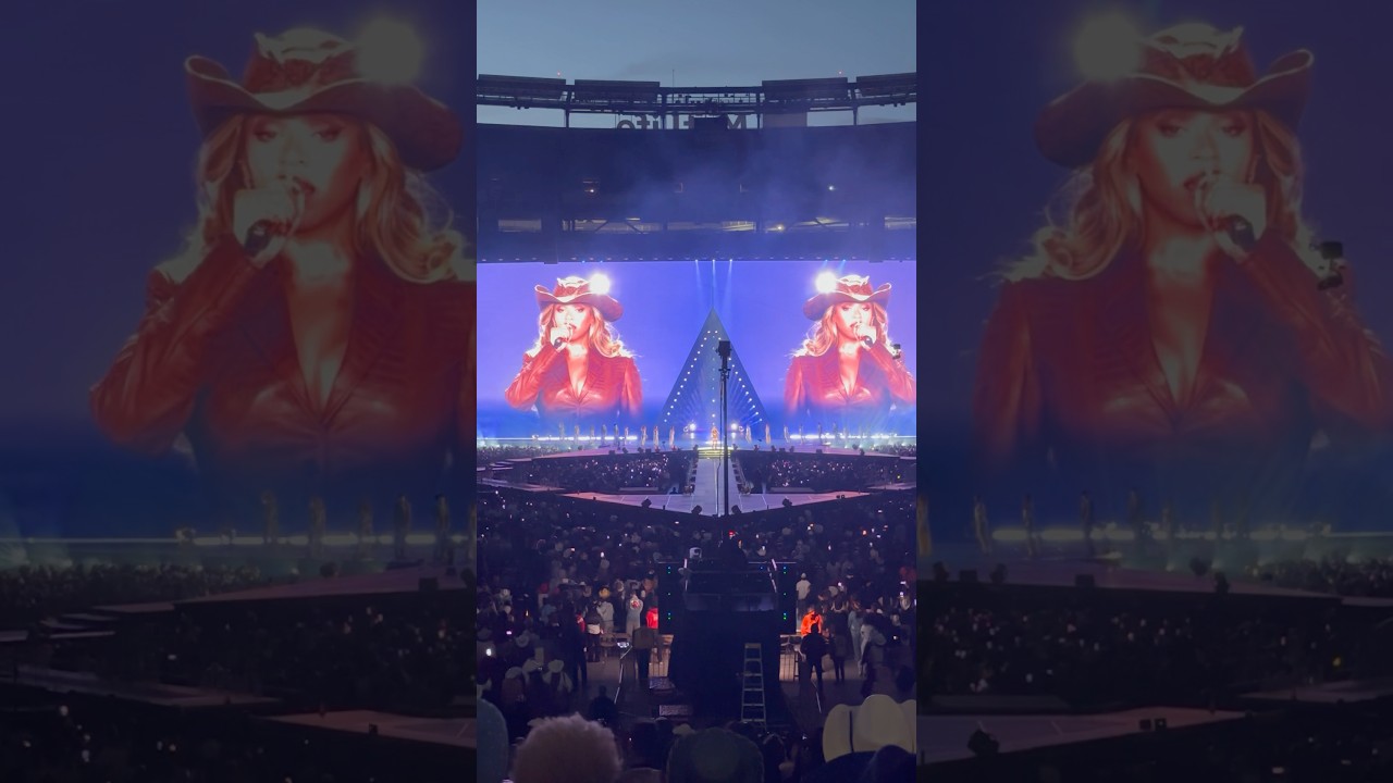 Beyonce singing Just for Fun - COWBOY CARTER TOUR #beyonce #beyoncetour #tour #cowboycarter #newyork