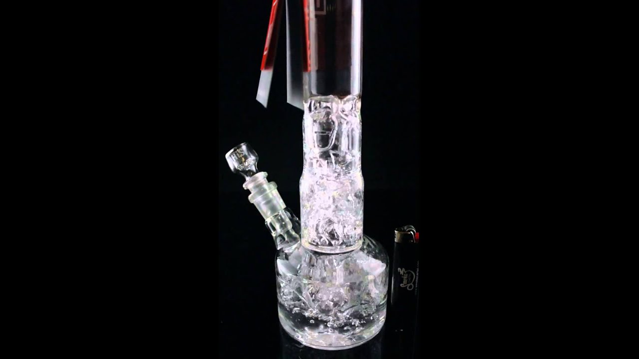 Hi Si Glass 12&rdquo; Double Bell Perc Jr. Beaker Base