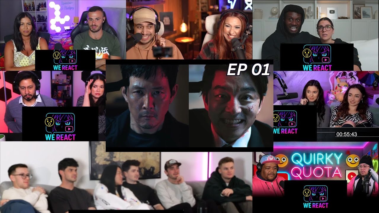Squid Game Season 2 Episode 01 | Reaction Mashup #squidgame #reactionmashup