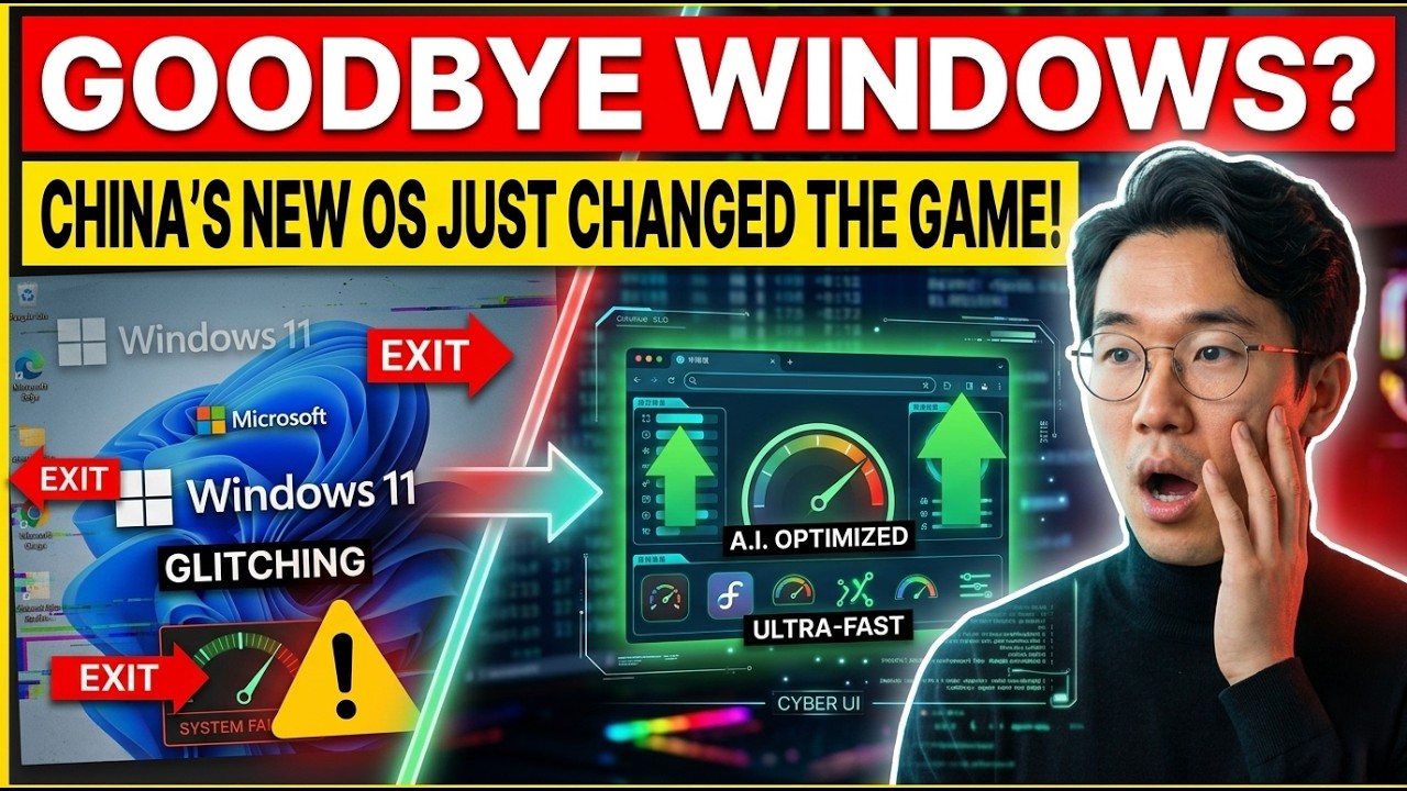 Goodbye Windows? China&rsquo;s New OS Just Changed the Game!