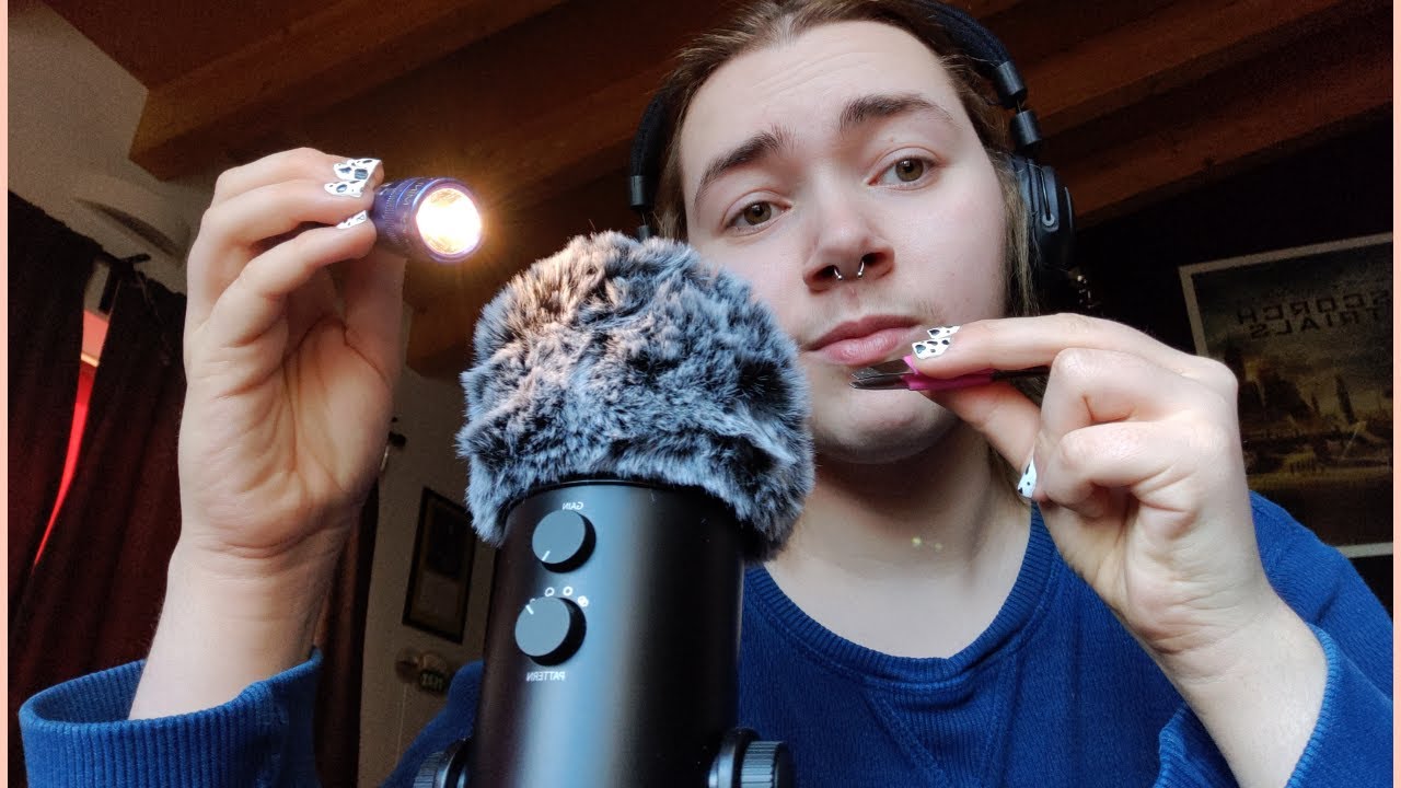 ASMR | THERE ARE BUGS IN MY MIC! 🐜(Searching & Plucking)