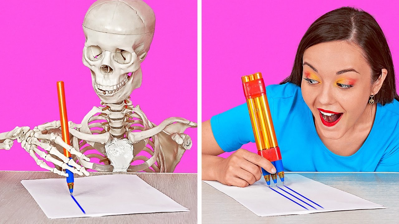 INCREDIBILI TRUCCHI FAI-DA-TE PER LA SCUOLA || Creazioni per il Ritorno a Scuola da 123 GO! SCHOOL