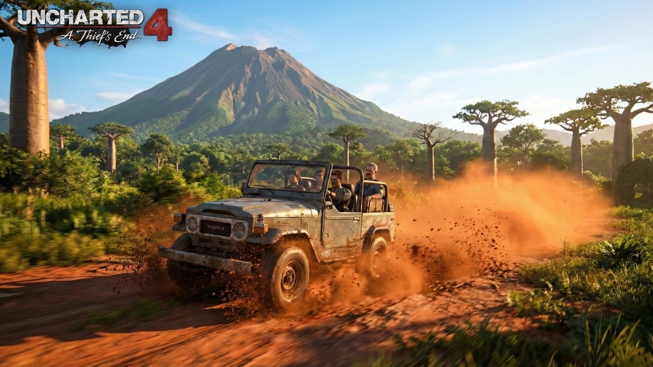 MADAGASKAR YOLLARINDA OFF-ROAD! | Uncharted 4: Bir Hırsızın Sonu #8