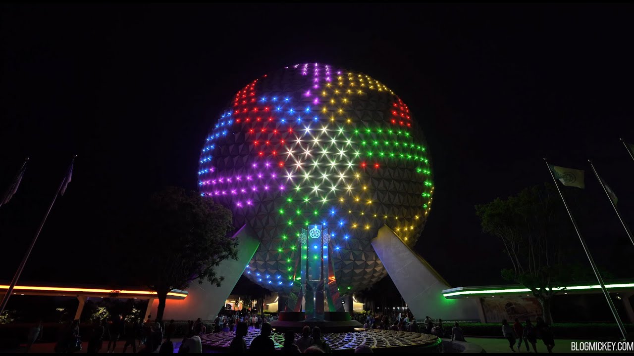 Spaceship Earth Points of Light | EPCOT 40th Anniversary Show | July 2023