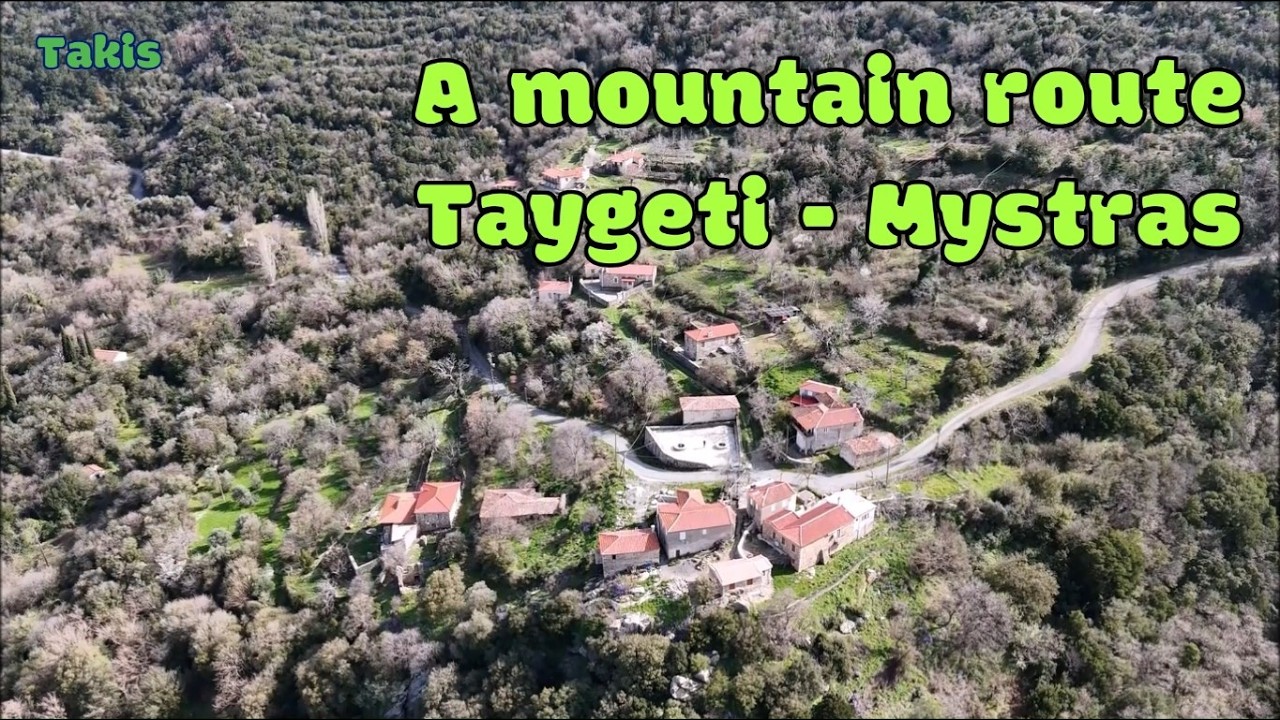 A mountain route ⛰ From Taygeti to Mystras