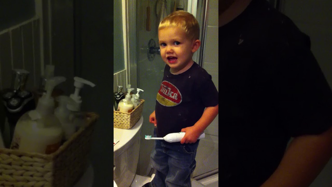 Good spot for my important toothbrush...