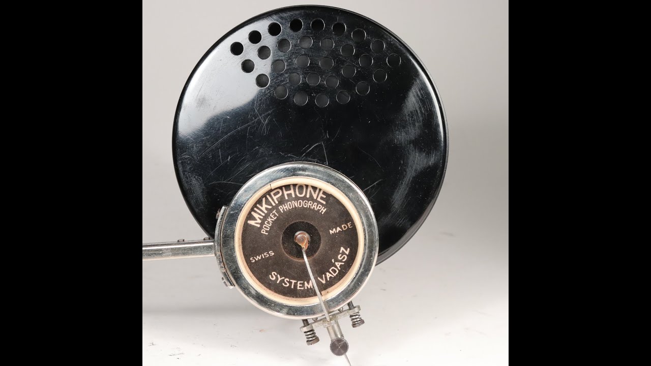Assembly of a Mikiphone Pocket Phonograph - Vintage Tiny Wind-Up Record Player
