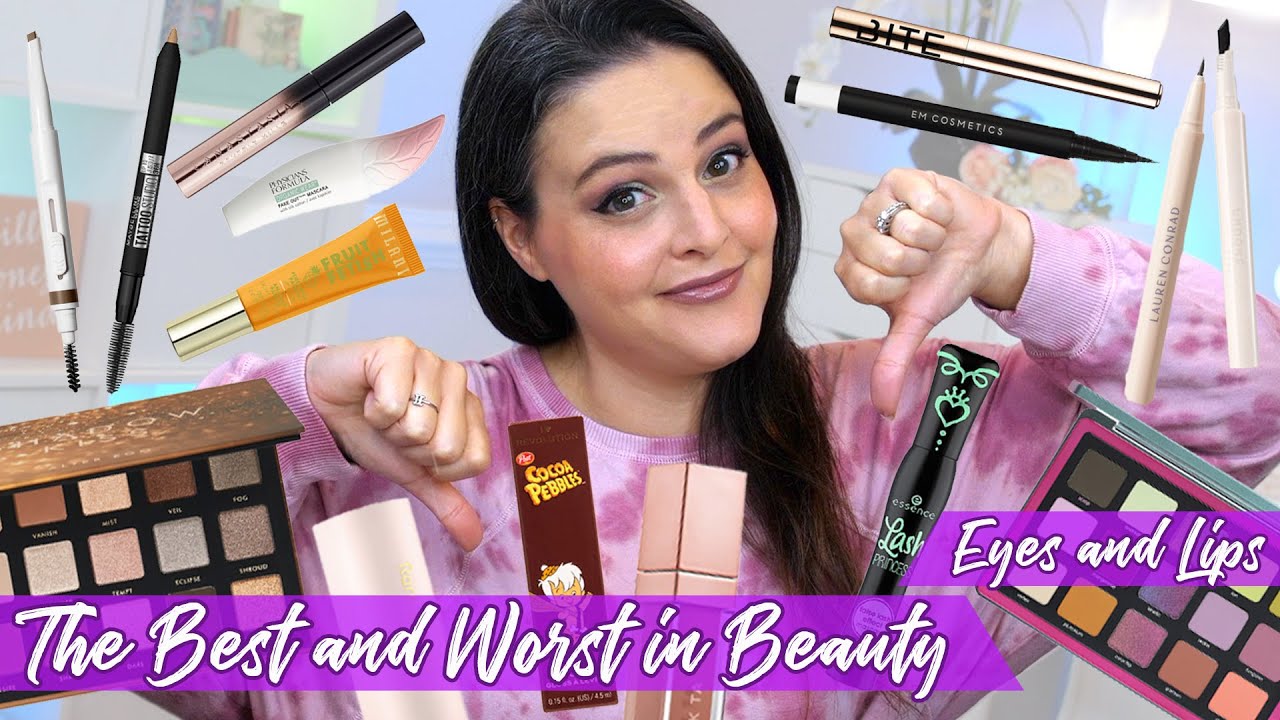 Best and Worst of Eye and Lip Products (every category... sort of)