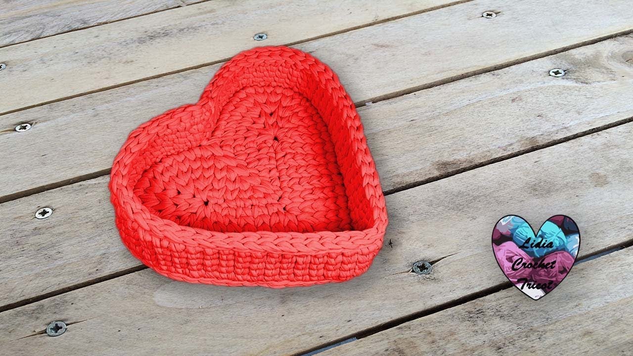 Panier Coeur TrapiXL Crochet 