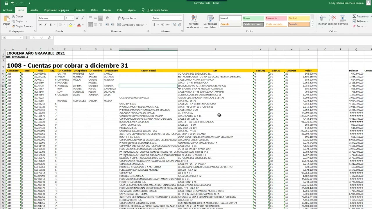 Información Exógena 2° Parte - SysCafé