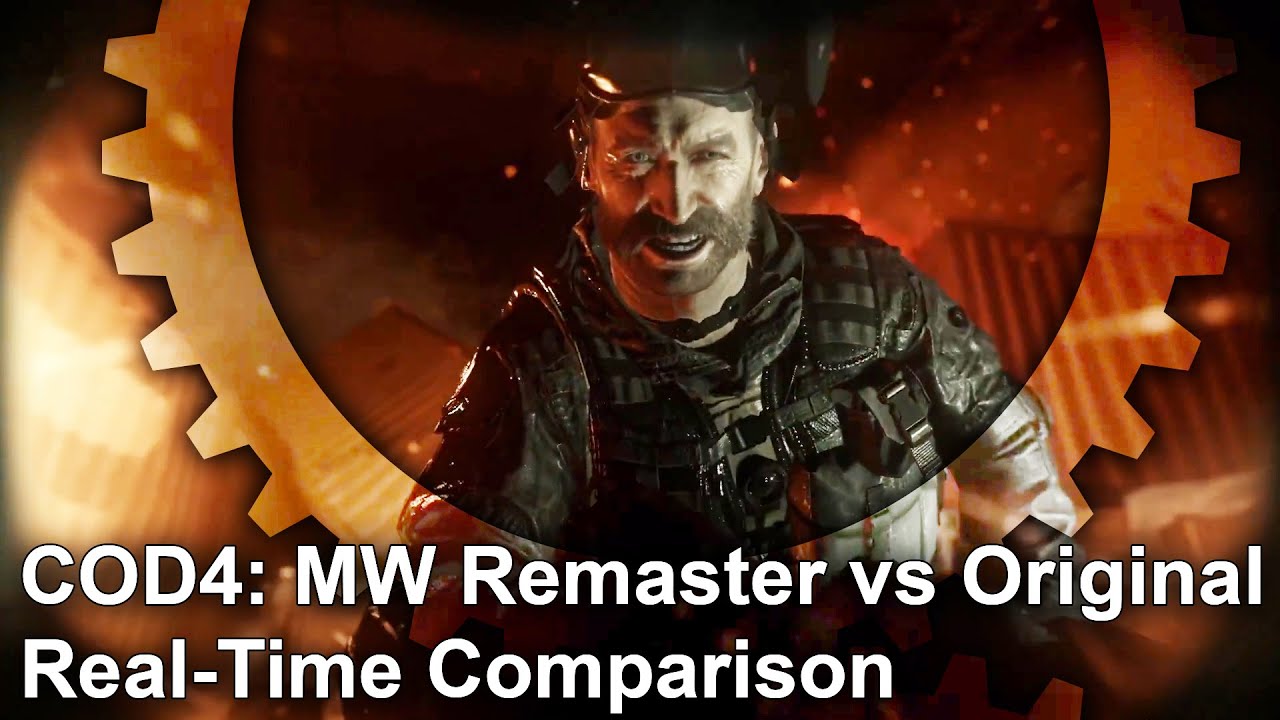 Call of Duty 4: Modern Warfare Remaster vs Original Real-Time Gameplay Comparison