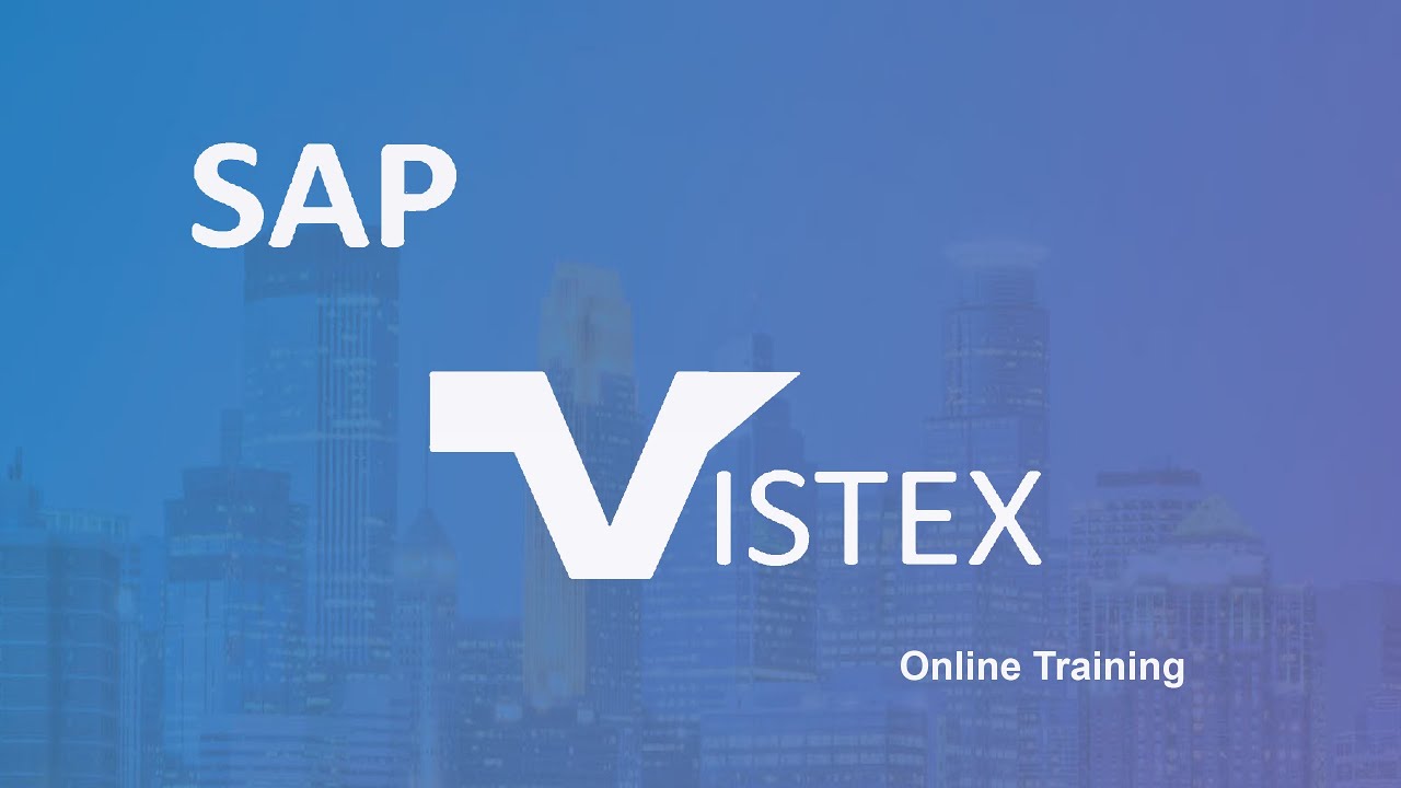 SAP VISTEX ONLINE TRAINING VIDEO | SAP VISTEX COURSE DEMO SESSION