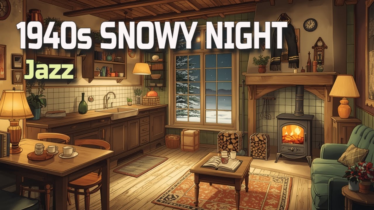 👉 1940s SNOWY NIGHT JAZZ | VINTAGE WINTER SWING PLAYLIST