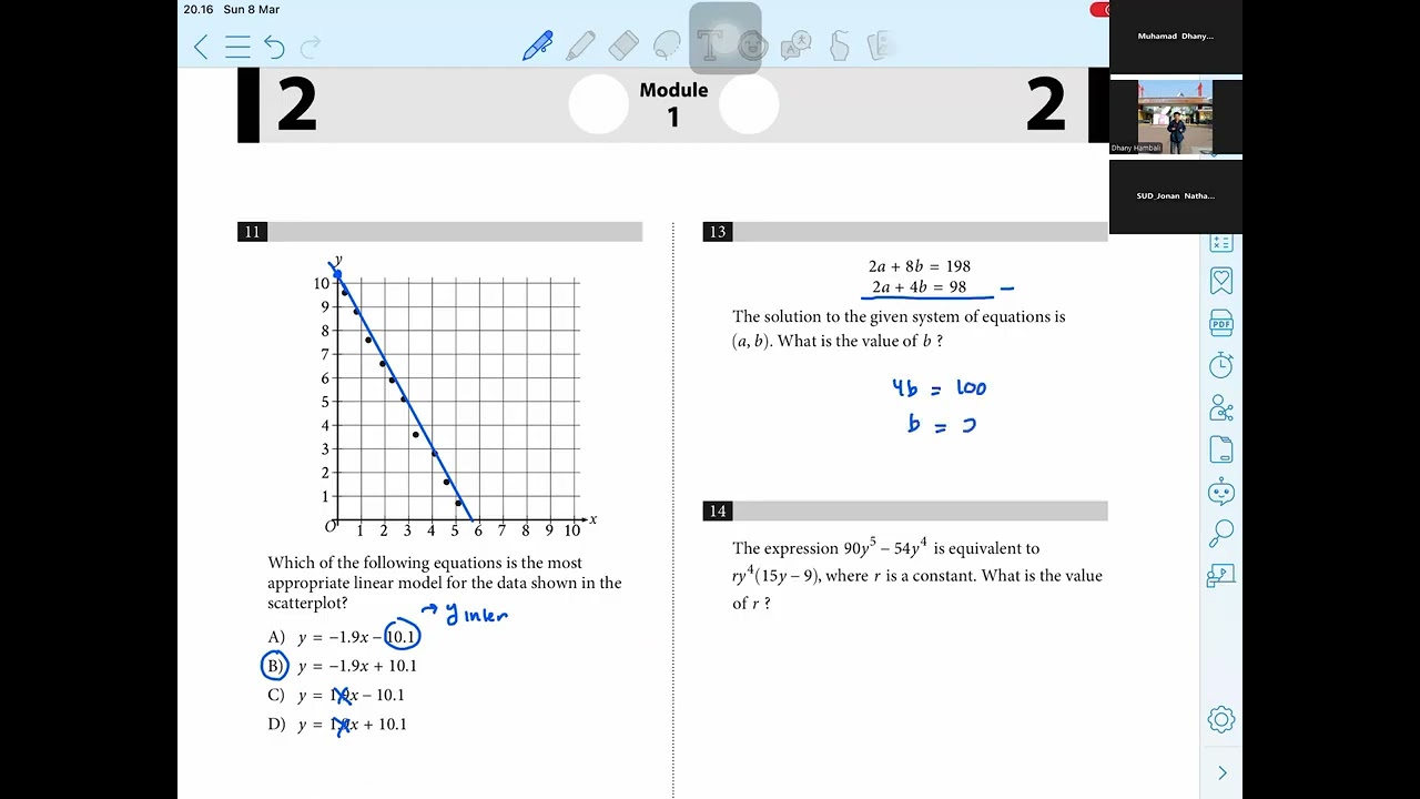 Belajar SAT Mathematics day 10
