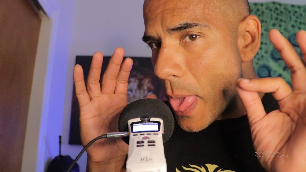#ASMR | Fast & Aggressive Slow & Tingly Mouth Sounds + Hand Movements