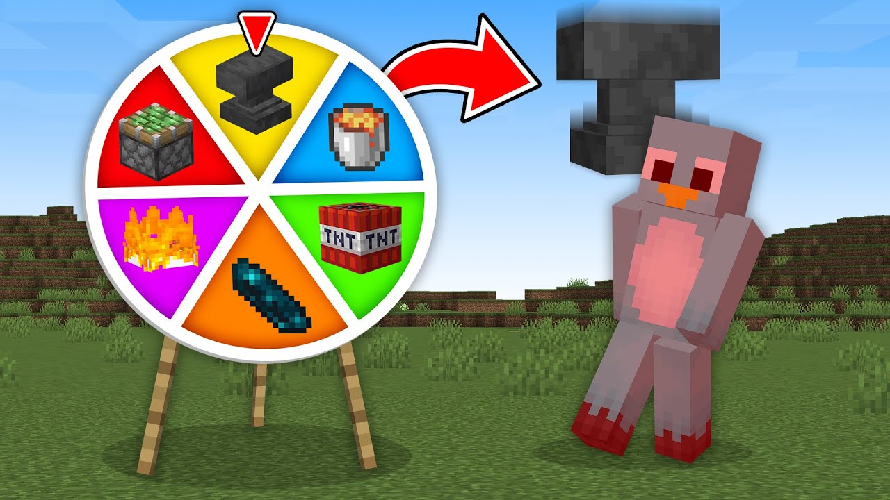 Рулетка OP-розыгрышей в Minecraft
