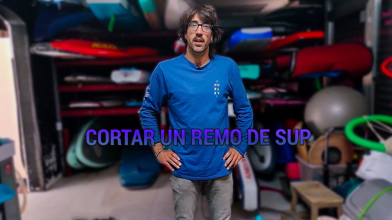 COMO CORTAR UN REMO DE SUP 🏄‍♂️🌸| @miquelroige_sup_coach