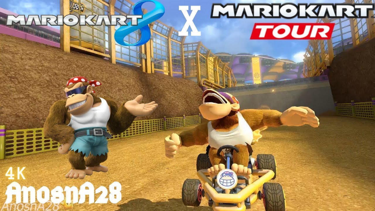 Mario kart 8: Funky Kong (MKT Version With Voice) [4K]