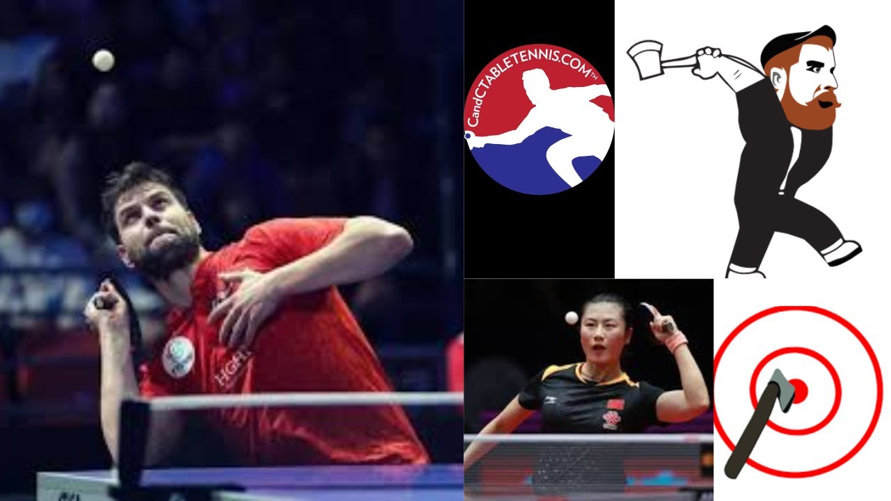 QUICK TIPS how to do a Dimitrij Ovtcharov Style Tomahawk Serve in PING PONG!