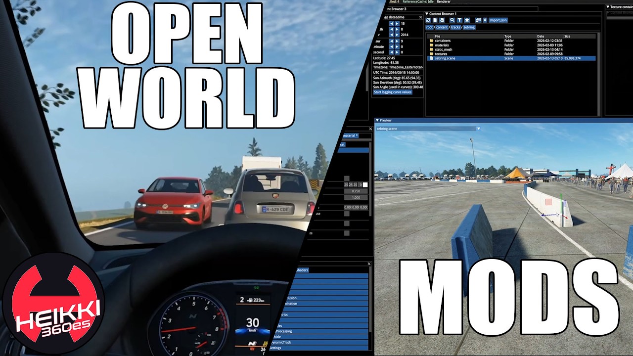 Jugosas novedades y explicaciones de Assetto Corsa EVO: lo que queda del Open World y mods