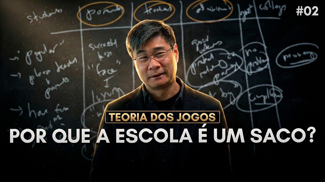 Escolas Brasileiras est&atilde;o FALHANDO? A Teoria dos Jogos Explica - Prof. Jiang Xueqin
