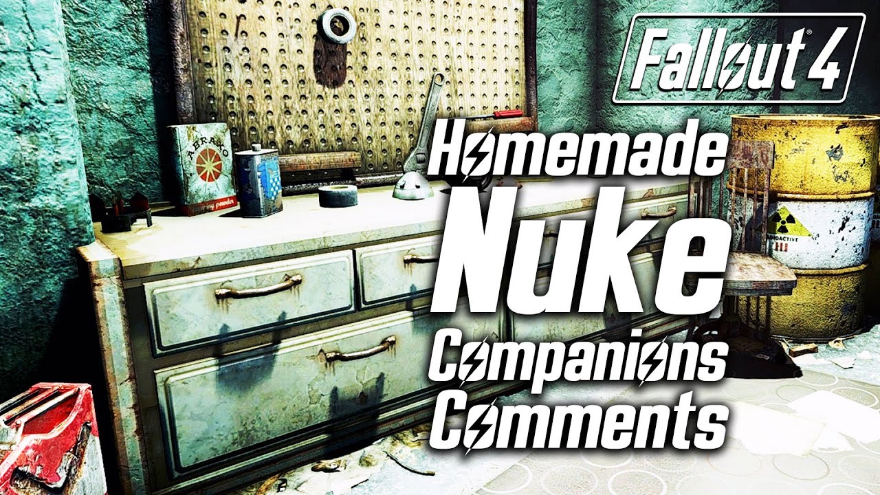 Fallout 4 — Самодельная ядерная бомба — Все комментарии спутников