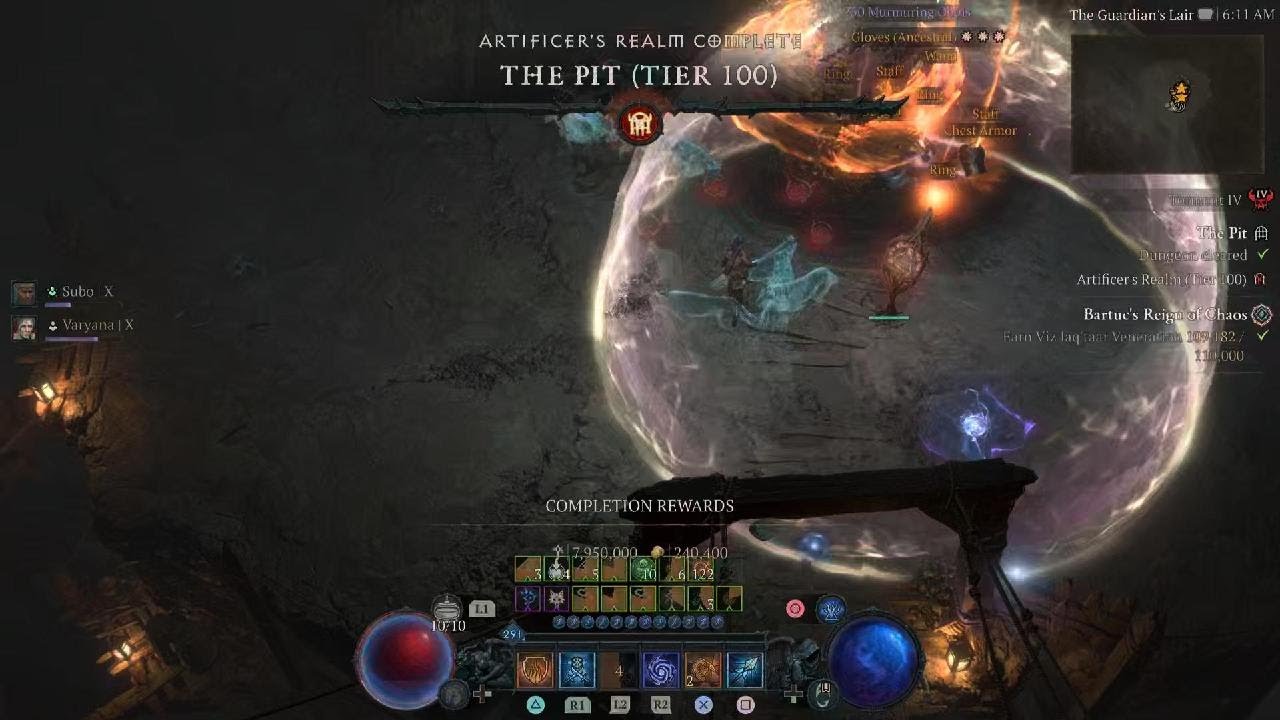 Diablo 4 | Season 10 | Hydra Sorceress | Pit 100