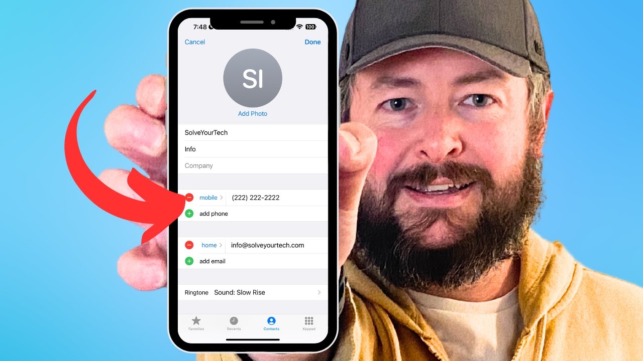 How to Update Contact Phone Number on iPhone