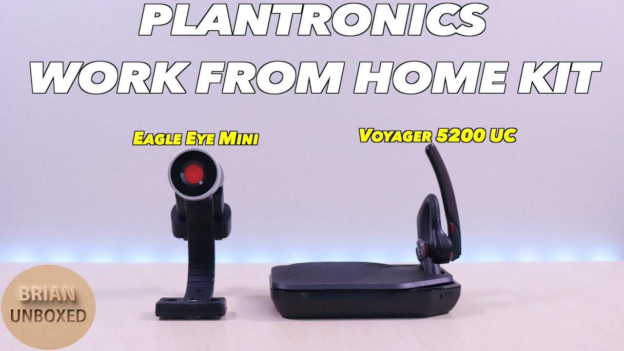 Poly Work From Home Kit - Headset & Camera (Review & Mic Sample)