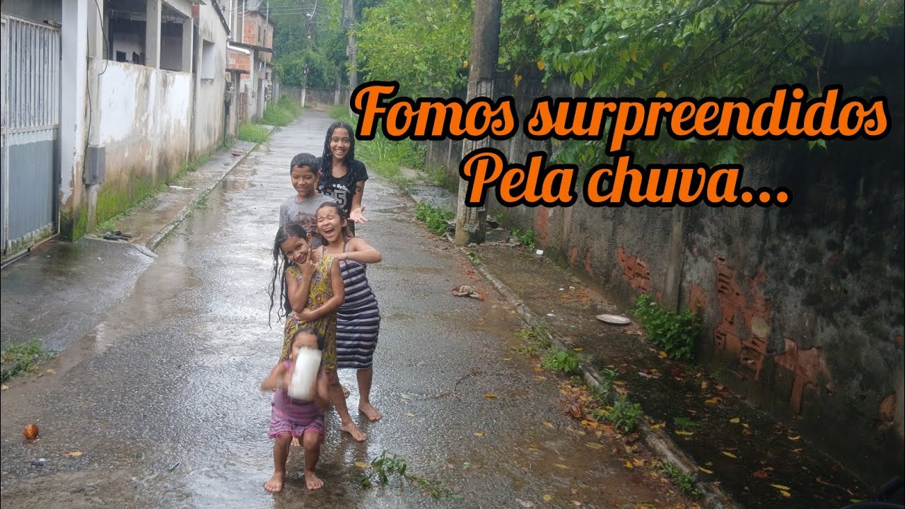 Dia de arrumar algumas coisas no terreno + a chuva nos pegou....