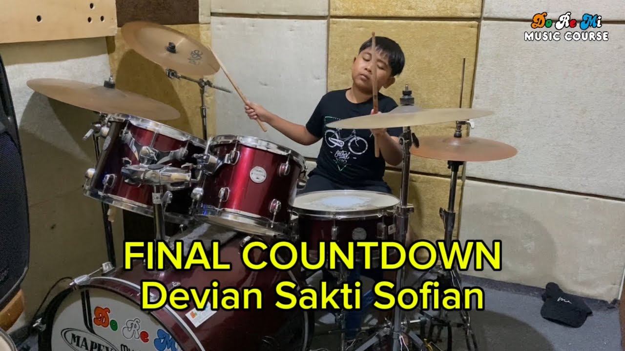 FINAL COUNTDOWN (Drum Cover) Devian Sakti Sofian