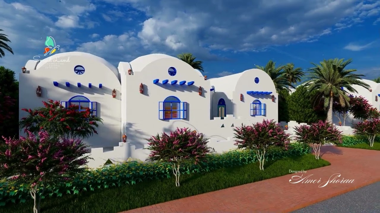 نموذج تصميم بيت بدوى تراثى بدون إستخدام الخرسانة المسلحة  مسقوف #قبب #تصميم_ريفي ستايل 3