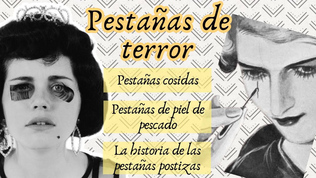Pestañas postizas de terror: Trasplante de pestañas en el siglo XIX, pestañas cocidas al parpado.