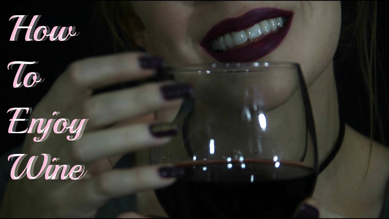 ASMR Как наслаждаться вином