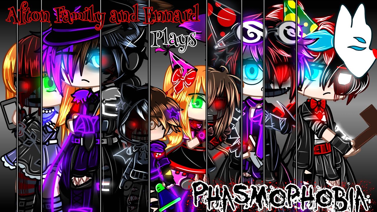 Afton Family + Ennard Plays Phasmophobia/Paranormica // FNaF // Halloween Special // Sparkle_Aftøn