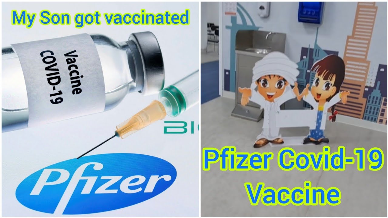 My Son of 6 is Receiving Pfizer's Covid Veccine in Dubai/Pfizer's Veccine/Covid-19