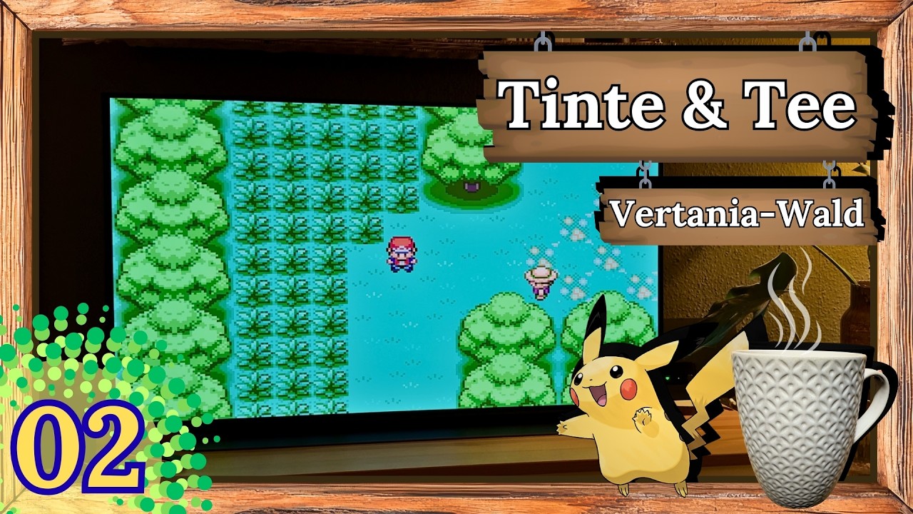 Pokemon Blattgrün #02 🍃 Vertania-Wald & Hallo Marmoria City | Tinte und Tee