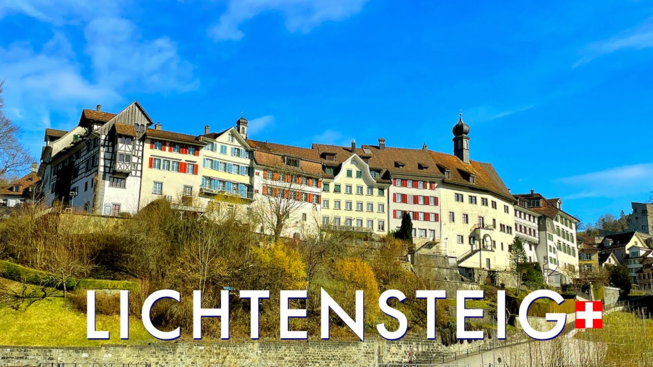 Lichtensteig, Switzerland 4K - One of the most beautiful Swiss villages