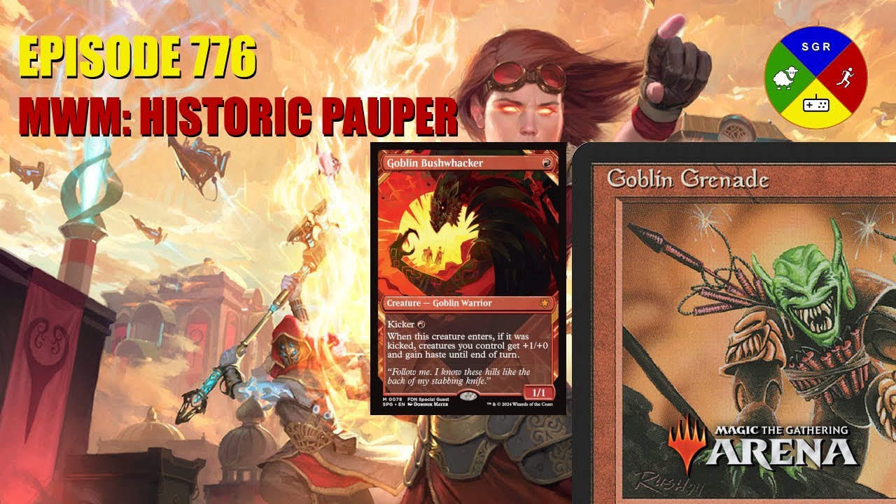 MTG Arena Run: MWM: Historic Pauper with Mono-Red Goblins and Grenades