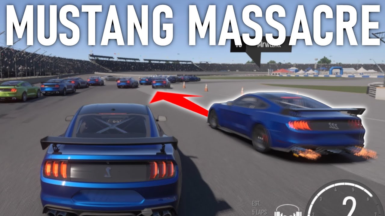 Forza Motorsport: Mustang Massacre at Indianapolis