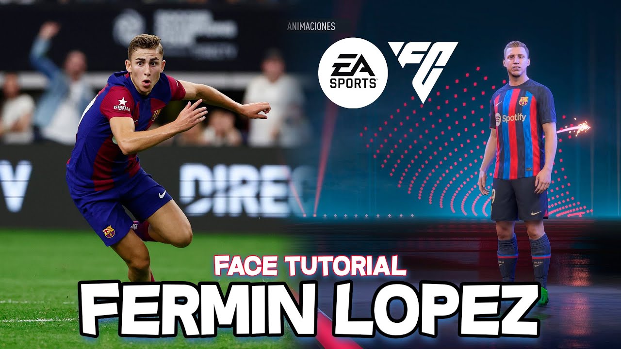COMO CREAR A FERMIN LOPEZ el canterano DEL FC BARCELONA | FIFA 23 TUTORIAL