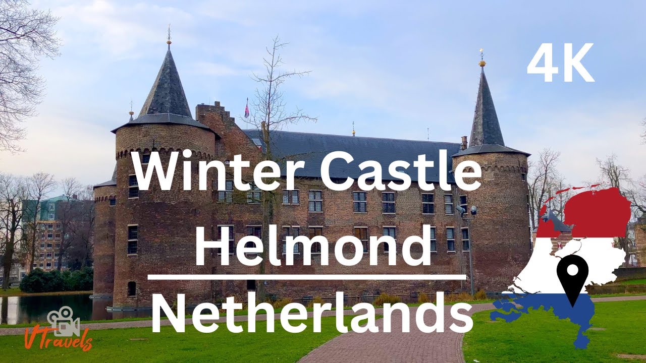 Helmond Castle Winter Special | Magical Winter Walk Through in 4K