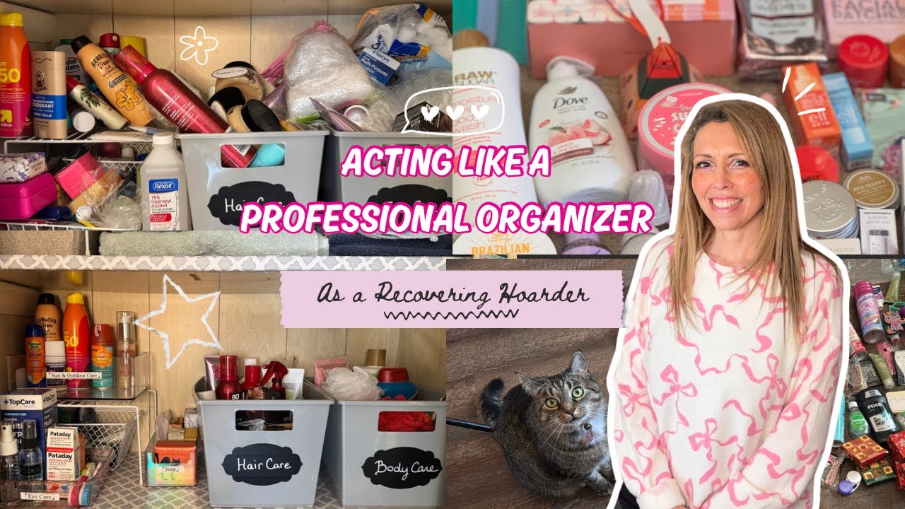 Acting like a Professional Organizer for 24 hours. Extreme Hoarder Closet Declutter 