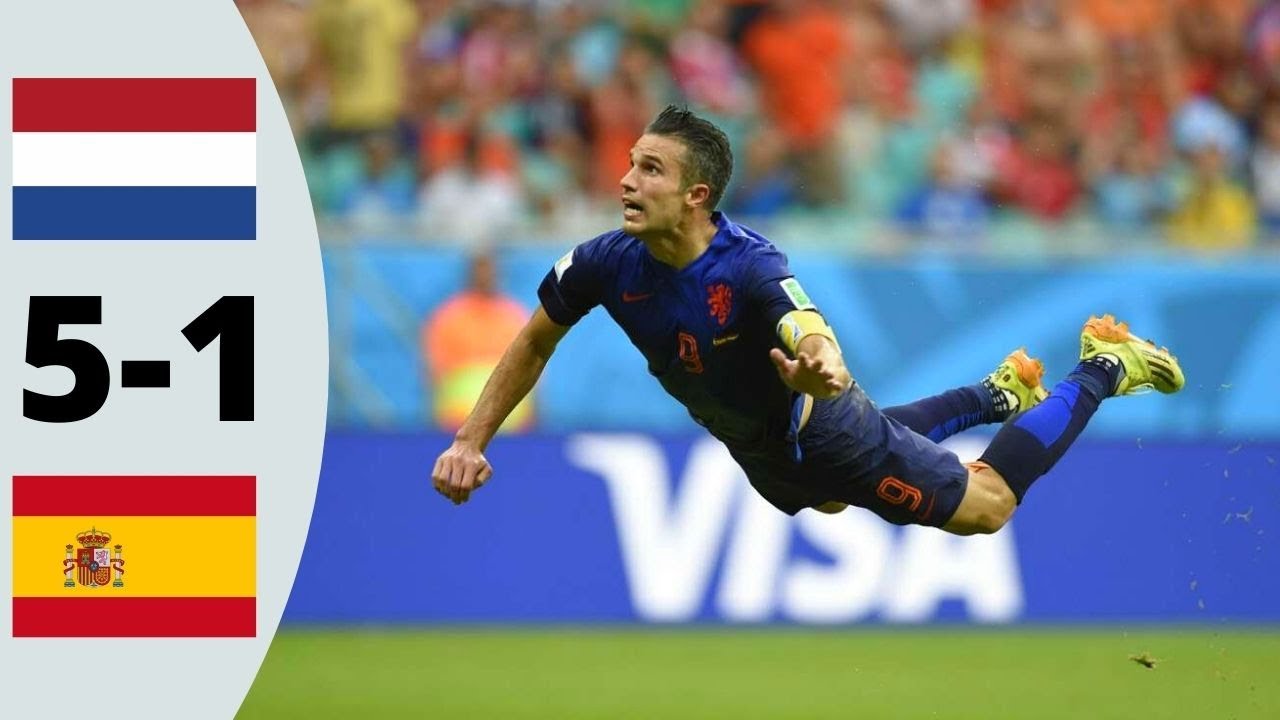 Netherlands vs Spain 5-1 | All goals and Full Highlights (World Cup 2014)