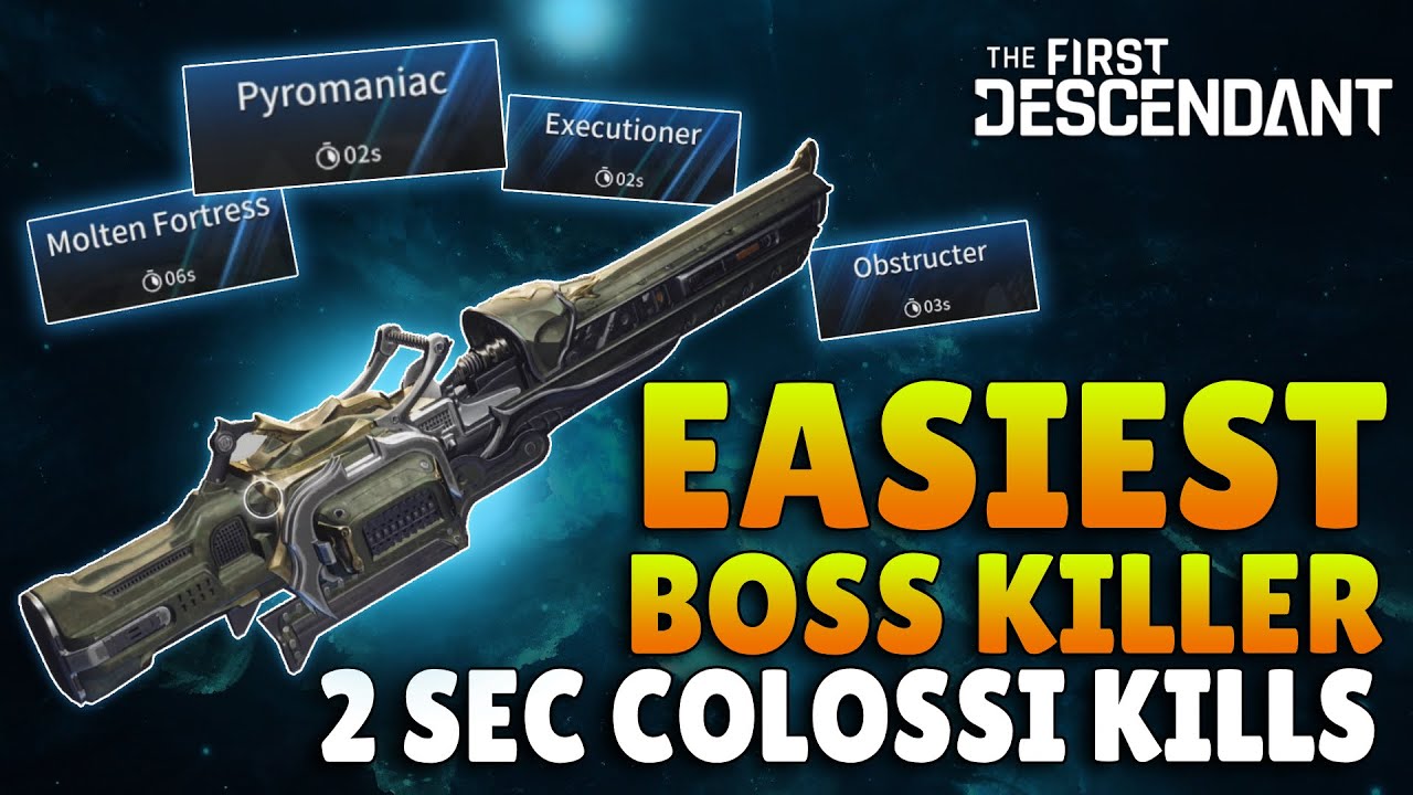 SIGVORE'S PROOF (2s) Colossus KILLS | Hailey Instant BOSS KILL Build - The First Descendant
