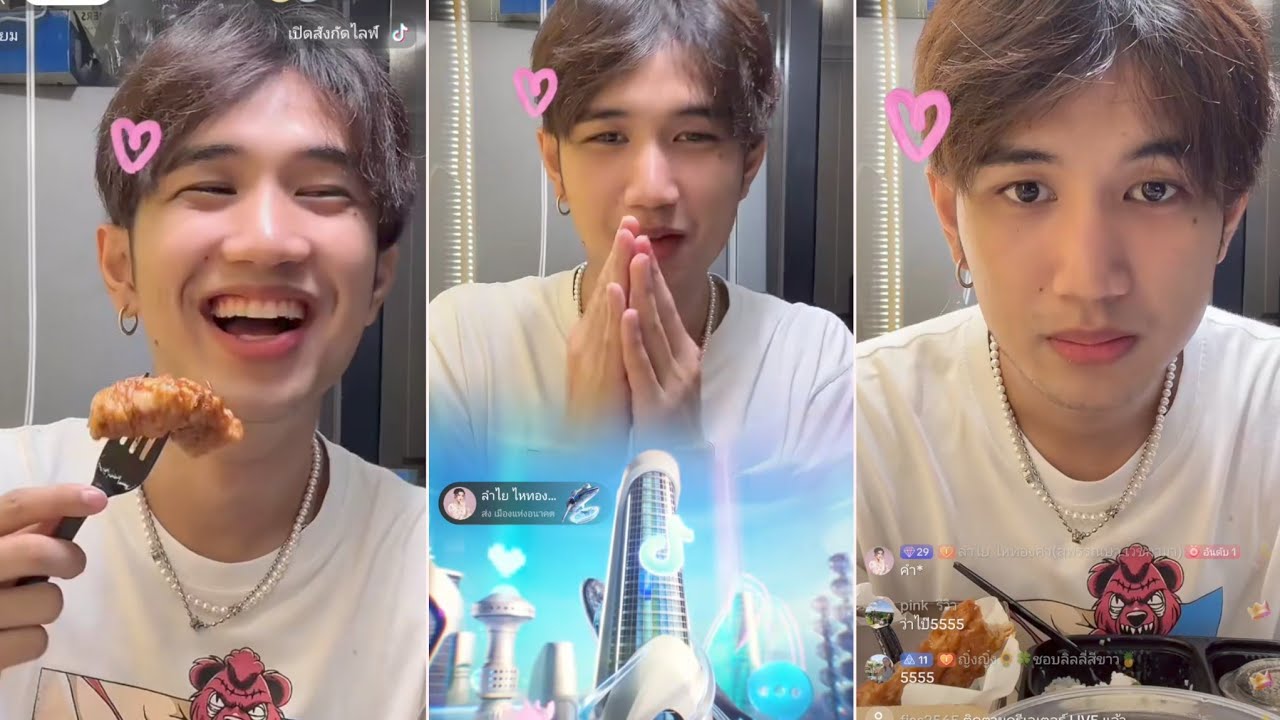 บอสชวนลำไยทำบุญ ปล่อยปลาวาฬล้อมตึก ตั้งใจทำงานนะครับพี่ 💞 น้องก็แหย่พี่ก็หยอด ไยบอส 😘